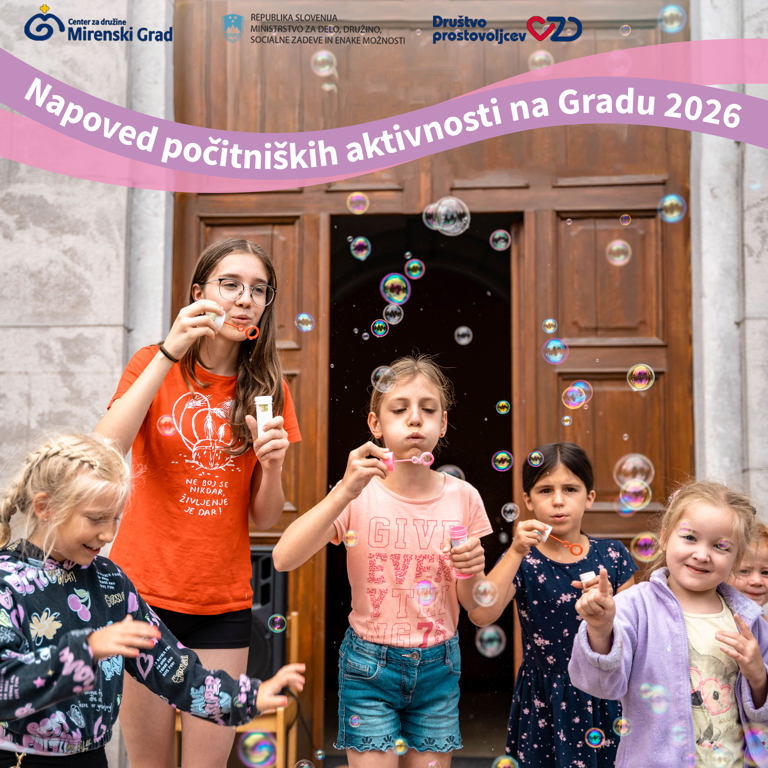 Počitniške aktivnosti na Mirenskem Gradu