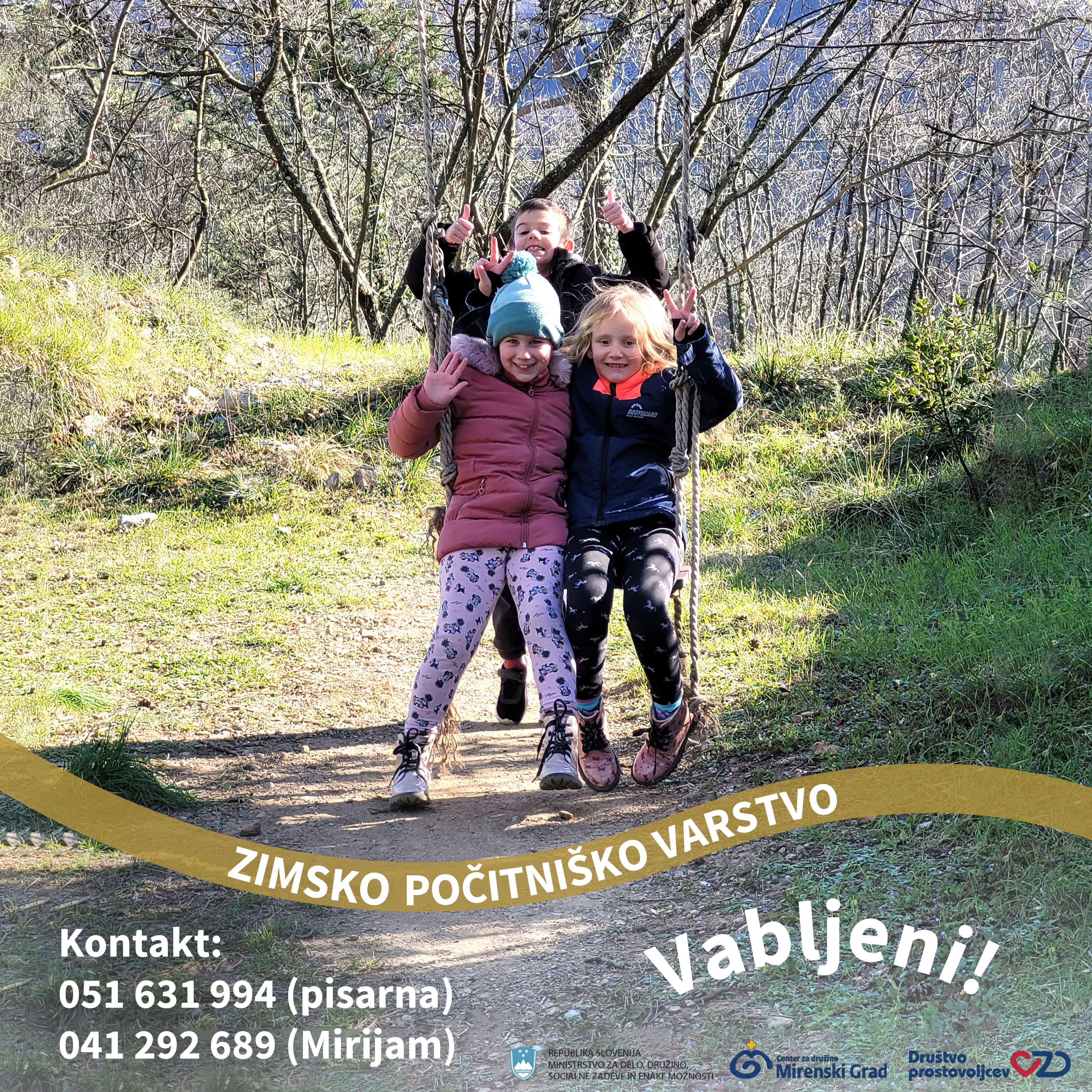 Zimsko počitniško varstvo 2026